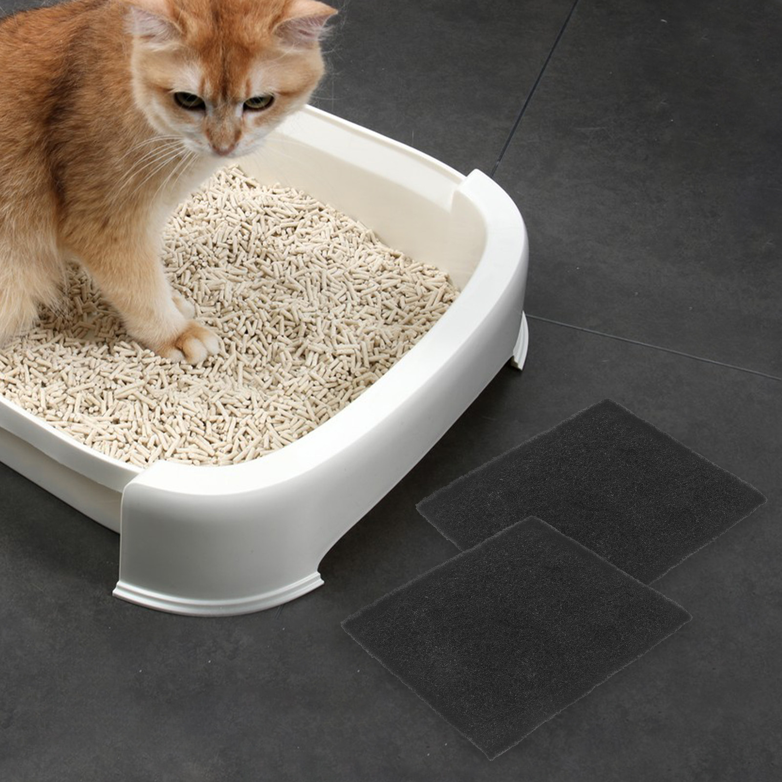 Compost Bin Countertop - 8 filtros de carbón activado para