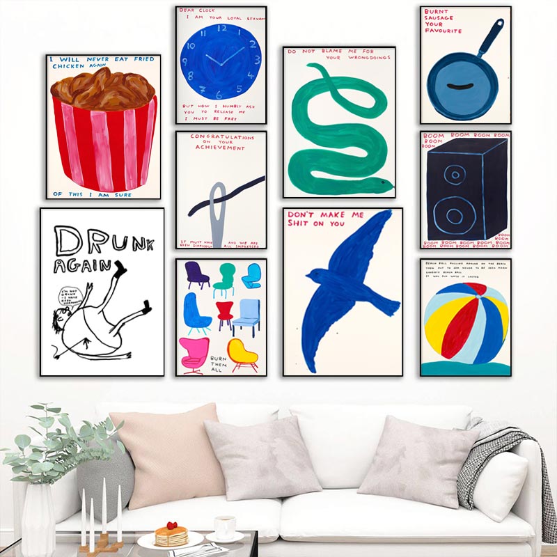 Sustainable Living Eco Friendly - Pósteres de David Shrigley, imagen artística