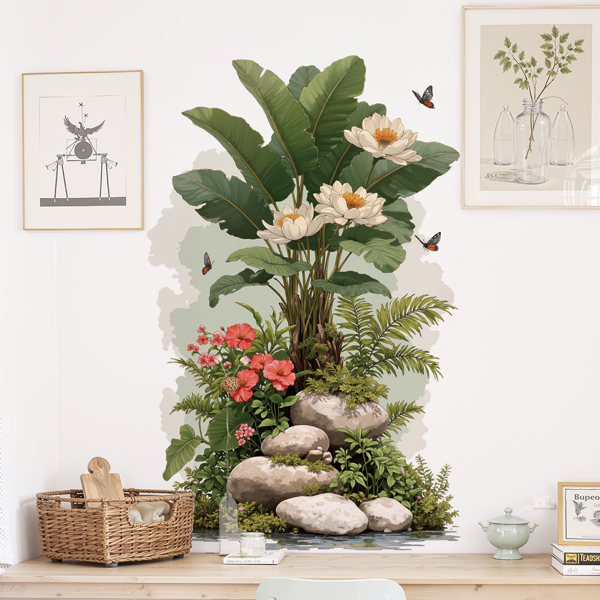 Calcomanía de pared de planta  - Sustainable Living Eco Friendly reseña y precio