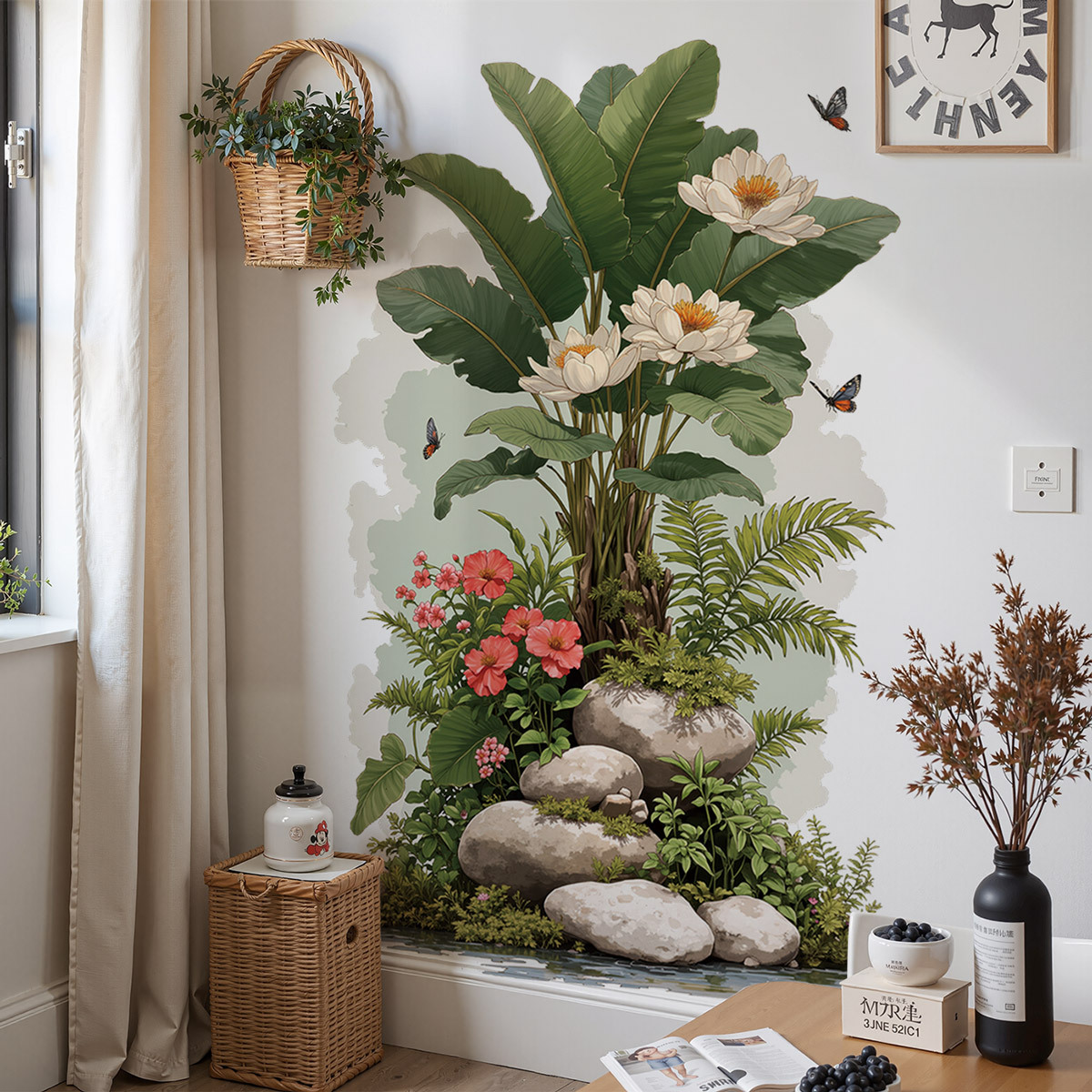 Calcomanía de pared de planta  - Sustainable Living Eco Friendly reseña y precio