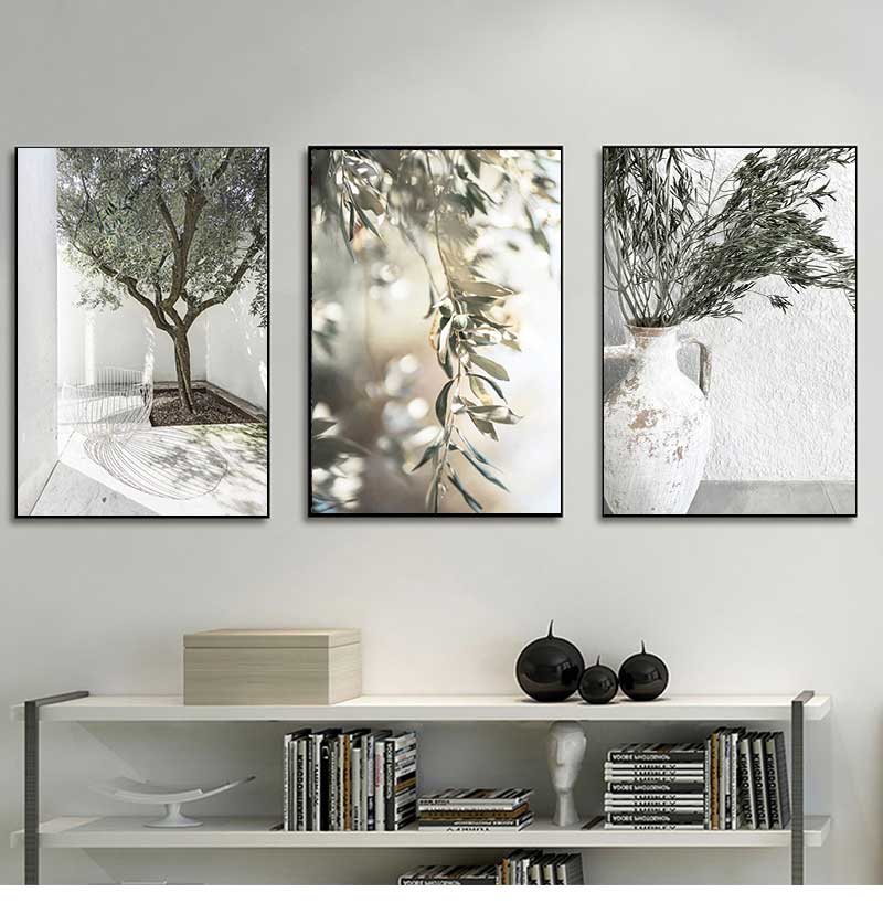Póster en lienzo verde oliva,  - Sustainable Living Eco Friendly reseña y precio