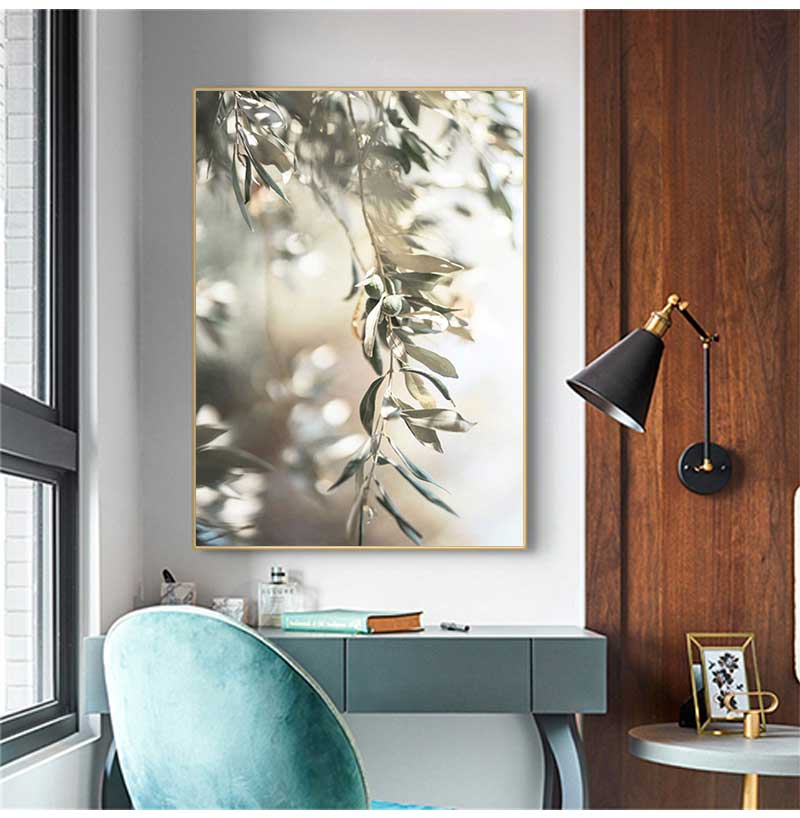 Póster en lienzo verde oliva,  - Sustainable Living Eco Friendly reseña y precio