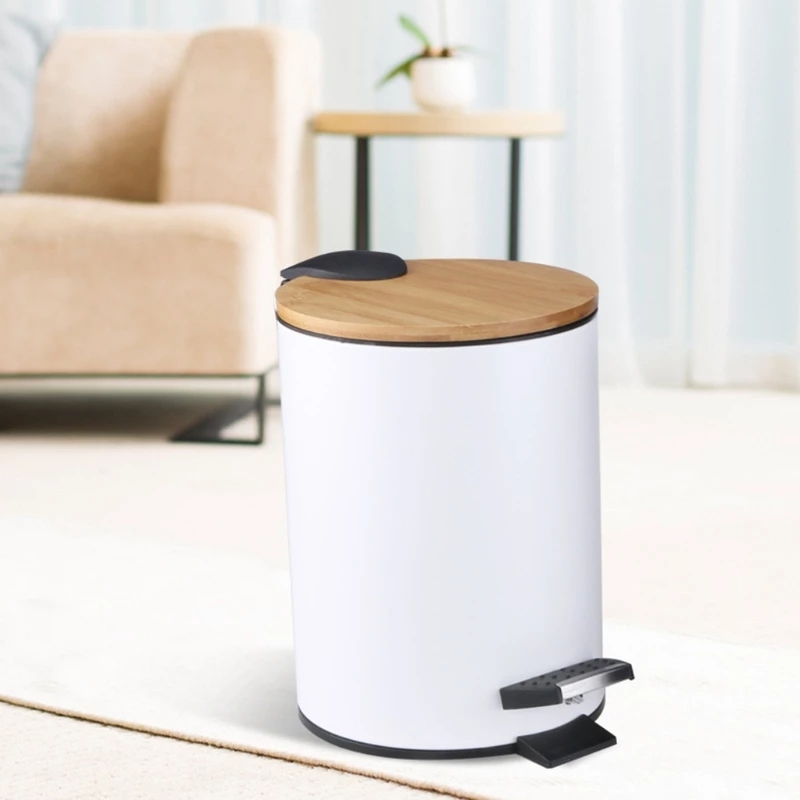 Cubo de basura de madera con t - Sustainable Living Eco Friendly reseña y precio