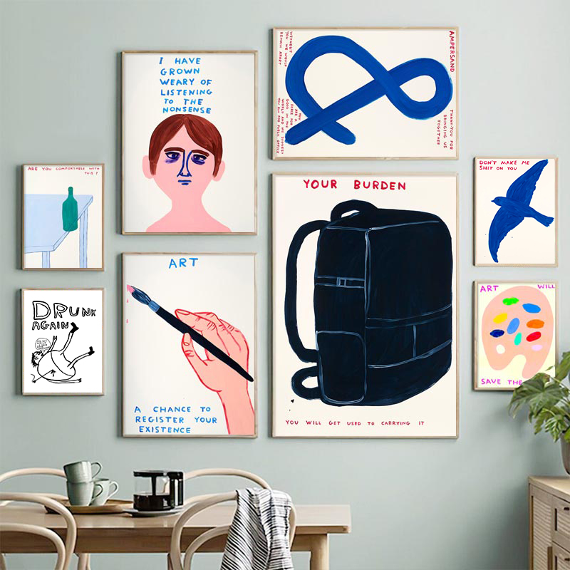 Pósteres de David Shrigley, im - Sustainable Living Eco Friendly reseña y precio