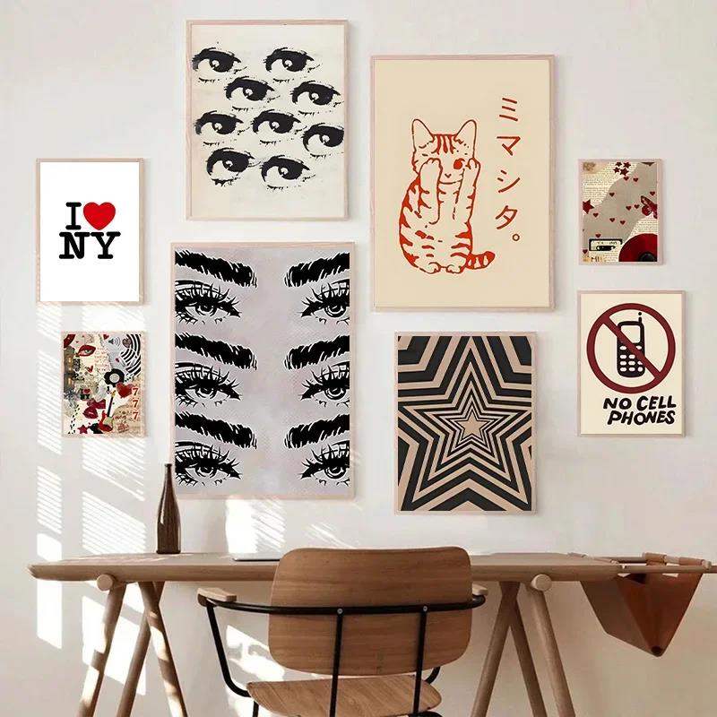 Pósteres Y2K estilo Rock, pint - Sustainable Living Eco Friendly reseña y precio