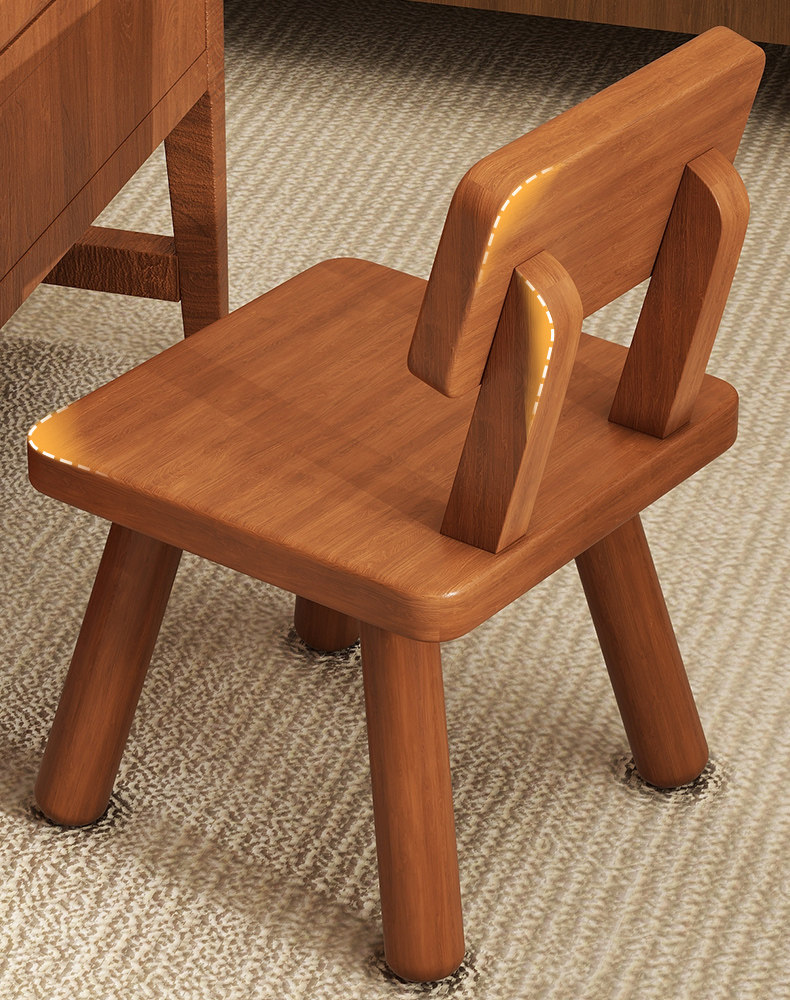 Silla Infantil de Madera Maciz - Sustainable Living Eco Friendly reseña y precio